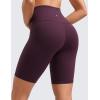 imageCRZ YOGA Butterluxe Biker Shorts 8  High Waisted Gym Workout Running Volleyball Spandex Yoga Womens Deep Purple Small
