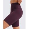 imageCRZ YOGA Butterluxe Biker Shorts 8  High Waisted Gym Workout Running Volleyball Spandex Yoga Womens Deep Purple Small