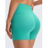 imageCRZ YOGA Butterluxe No Front Seam Biker Shorts 4  High Waisted Lounge Pilates Workout Athletic Womens Buttery SoftAtlantis Green