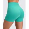 imageCRZ YOGA Butterluxe No Front Seam Biker Shorts 4  High Waisted Lounge Pilates Workout Athletic Womens Buttery SoftAtlantis Green
