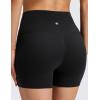 imageCRZ YOGA Butterluxe No Front Seam Biker Shorts 4  High Waisted Lounge Pilates Workout Athletic Womens Buttery SoftBlack