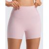 imageCRZ YOGA Butterluxe No Front Seam Biker Shorts 4  High Waisted Lounge Pilates Workout Athletic Womens Buttery SoftPink Haze