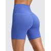 imageCRZ YOGA Butterluxe No Front Seam Biker Shorts 6  High Waisted Lounge Pilates Workout Athletic Womens Buttery SoftBaja Blue