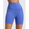 imageCRZ YOGA Butterluxe No Front Seam Biker Shorts 6  High Waisted Lounge Pilates Workout Athletic Womens Buttery SoftBaja Blue