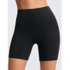imageCRZ YOGA Butterluxe No Front Seam Biker Shorts 6  High Waisted Lounge Pilates Workout Athletic Womens Buttery SoftBlack