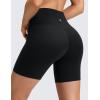 imageCRZ YOGA Butterluxe No Front Seam Biker Shorts 6  High Waisted Lounge Pilates Workout Athletic Womens Buttery SoftBlack