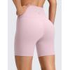 imageCRZ YOGA Butterluxe No Front Seam Biker Shorts 6  High Waisted Lounge Pilates Workout Athletic Womens Buttery SoftPink Haze