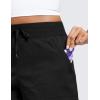 imageCRZ YOGA Lightweight Casual Shorts for Women 35  High Waisted Linerless for Athletic Lounge Hiking with Zip PocketsBlack