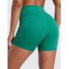 imageCRZ YOGA Naked Feeling Biker Shorts 4  High Waist Yoga Workout Running Gym Spandex WomensCascadia Green