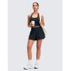 imageCRZ YOGA Softretch 2 in 1 Flowy Shorts for Women  High Waisted Causal Yoga Lounge Workout with PocketsTrue Navy