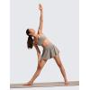 imageCRZ YOGA Softretch 2 in 1 Flowy Shorts for Women  High Waisted Causal Yoga Lounge Workout with PocketsWarm Ash Grey