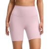imageCRZ YOGA Butterluxe No Front Seam Biker Shorts 6  High Waisted Lounge Pilates Workout Athletic Womens Buttery SoftPink Haze