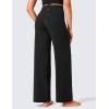imageCRZ YOGA Butterlift Wide Leg Pants Pockets 293133  High Waisted Yoga Lounge Buttery Soft Comfy Casual WomensBlack