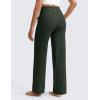 imageCRZ YOGA Butterlift Wide Leg Pants Pockets 293133  High Waisted Yoga Lounge Buttery Soft Comfy Casual WomensLegend Green