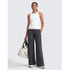 imageCRZ YOGA Butterlift Wide Leg Pants Pockets 293133  High Waisted Yoga Lounge Buttery Soft Comfy Casual WomensMysterious Grey