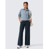 imageCRZ YOGA Butterlift Wide Leg Pants Pockets 293133  High Waisted Yoga Lounge Buttery Soft Comfy Casual WomensTrue Navy