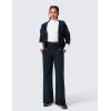 imageCRZ YOGA Butterlift Wide Leg Pants Pockets 293133  High Waisted Yoga Lounge Buttery Soft Comfy Casual WomensTrue Navy