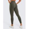 imageCRZ YOGA Butterluxe Workout Leggings Pockets 25  High Waisted Gym Womens Yoga Pants Buttery SoftLight Army Green