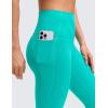 imageCRZ YOGA Butterluxe Workout Leggings Pockets 25  High Waisted Gym Womens Yoga Pants Buttery SoftTropics Teal