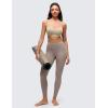 imageCRZ YOGA Butterluxe Y Back Sports Bras for Women  Padded Racerback Low Impact Spaghetti Thin Strap Workout Yoga TopOak