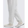 imageCRZ YOGA Cotton Fleece Lined Jogger Sweatpants Women 28  Casual Lounge Travel Pants with Pockets Winter WarmDove Grey Heather