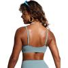 imageCRZ YOGA DDD Scoop Neck Bikini Tops for Women  Padded Adjustable Spaghetti Straps Bathing Swimsuit Sports BraLight Grayish Blue