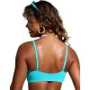 imageCRZ YOGA DDD Scoop Neck Bikini Tops for Women  Padded Adjustable Spaghetti Straps Bathing Swimsuit Sports BraTurquoise