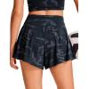 imageCRZ YOGA High Waisted Flowy Board Shorts for Womens  Swim Beach Skirt Skorts Bathing Swimsuit Bottoms with LinerJungle Camouflage Gray