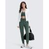 imageCRZ YOGA Lightweight Workout Joggers for Women 26285305  Outdoor Running Casual Pants with PocketsDark Forest Green