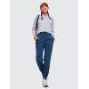imageCRZ YOGA Lightweight Workout Joggers for Women 26285305  Outdoor Running Casual Pants with PocketsFrench Navy