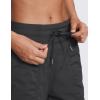imageCRZ YOGA Lightweight Workout Joggers for Women 26285305  Outdoor Running Casual Pants with PocketsInk Gray