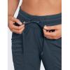 imageCRZ YOGA Lightweight Workout Joggers for Women 26285305  Outdoor Running Casual Pants with PocketsMelanite