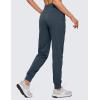 imageCRZ YOGA Lightweight Workout Joggers for Women 26285305  Outdoor Running Casual Pants with PocketsMelanite