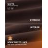 imageCRZ YOGA Matte Thermal Fleece Lined Leggings 28  Casual Lounge Workout Womens Yoga Full Length Pants Winter WarmHot Fudge Brown