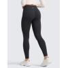 imageCRZ YOGA Matte Thermal Fleece Lined Leggings 28  Casual Lounge Workout Womens Yoga Full Length Pants Winter WarmInk Gray