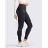 imageCRZ YOGA Matte Thermal Fleece Lined Leggings 28  Casual Lounge Workout Womens Yoga Full Length Pants Winter WarmInk Gray