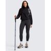 imageCRZ YOGA Matte Thermal Fleece Lined Leggings 28  Casual Lounge Workout Womens Yoga Full Length Pants Winter WarmInk Gray