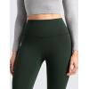 imageCRZ YOGA Matte Thermal Fleece Lined Leggings 28  Casual Lounge Workout Womens Yoga Full Length Pants Winter WarmLegend Green