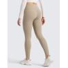 imageCRZ YOGA Matte Thermal Fleece Lined Leggings 28  Casual Lounge Workout Womens Yoga Full Length Pants Winter WarmOak