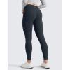 imageCRZ YOGA Matte Thermal Fleece Lined Leggings 28  Casual Lounge Workout Womens Yoga Full Length Pants Winter WarmTrue Navy