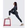 imageCRZ YOGA Matte Thermal Fleece Lined Leggings 28  Casual Lounge Workout Womens Yoga Full Length Pants Winter WarmTrue Navy