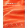 imageCRZ YOGA Mid Waisted Split Running Shorts for Women 4  Comfy Mesh Liner for Workout Athletic Gym Track Quick DryNeon Orange