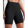 imageCRZ YOGA Secretsculpt Butterlift Biker Shorts 6 No Front Seam High Waist Womens Workout Gym Booty Scrunch ButtBlack