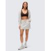imageCRZ YOGA Softhold Double Lined Deep V Bralette  Womens Adjustable Straps Wireless Plunge TShirt Everyday Bra Comfy SmoothHot Fudge Brown