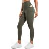imageCRZ YOGA Butterluxe Workout Leggings Pockets 25  High Waisted Gym Womens Yoga Pants Buttery SoftLight Army Green