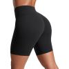 imageCRZ YOGA Secretsculpt Butterlift Biker Shorts 6 No Front Seam High Waist Womens Workout Gym Booty Scrunch ButtBlack