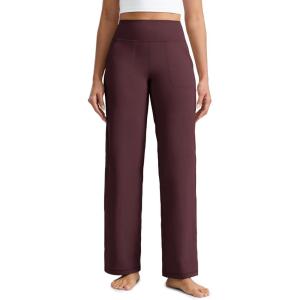 imageCRZ YOGA Butterlift Wide Leg Pants Pockets 293133  High Waisted Yoga Lounge Buttery Soft Comfy Casual WomensRipe Plum