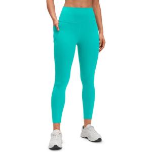 imageCRZ YOGA Butterluxe Workout Leggings Pockets 25  High Waisted Gym Womens Yoga Pants Buttery SoftTropics Teal
