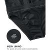 imageCRZ YOGA Mens Swim Trunks 57  Mesh Liner Quick Dry Beach Sports Casual Swimwear Shorts with PocketsBlack
