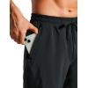 imageCRZ YOGA Mens Swim Trunks 57  Mesh Liner Quick Dry Beach Sports Casual Swimwear Shorts with PocketsBlack
